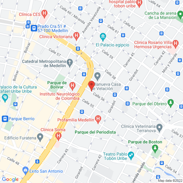 Mapa de Parqueadero F1 Team