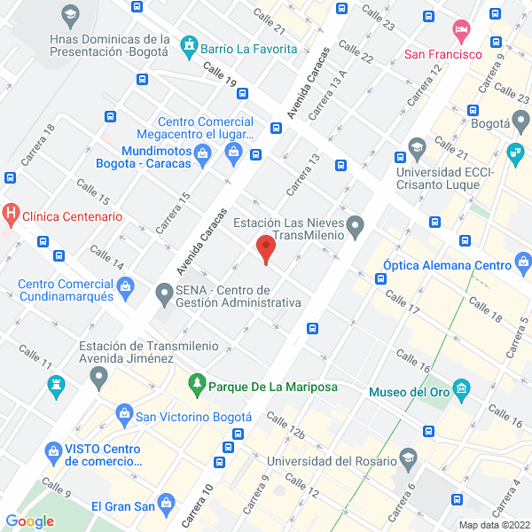 Mapa de Parqueadero Jotage