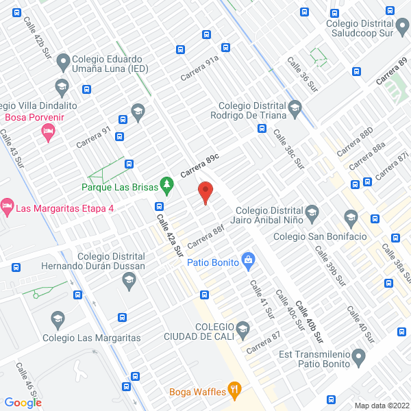 Mapa de Parqueadero La Comenal
