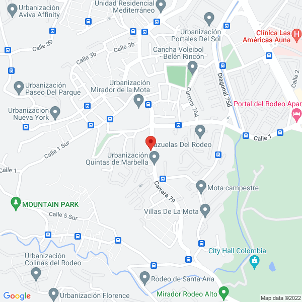 Mapa de Parqueadero Lubrirodeo