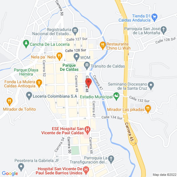 Mapa de Parqueadero Potosi