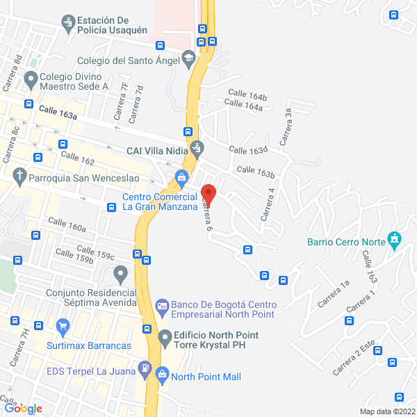 Mapa de Parqueadero Provisional Jr