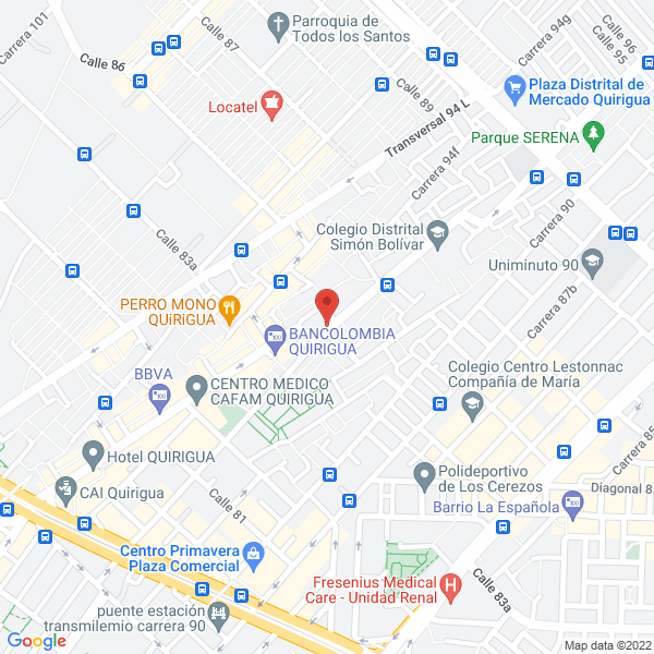 Mapa de Parqueadero Rodrigo Lael Martin