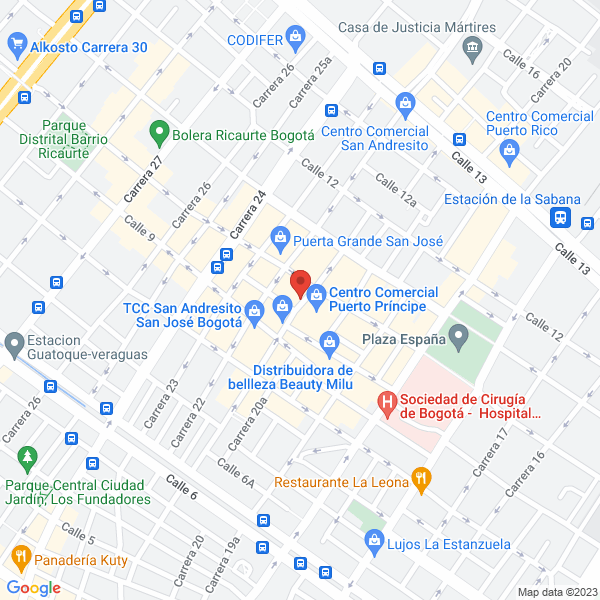 Mapa de Parqueadero San José Plaza E.U.