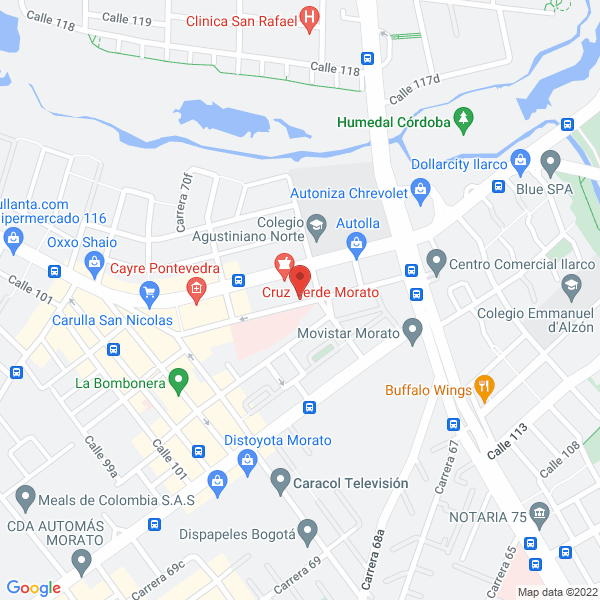 Mapa de Parqueadero Shalom