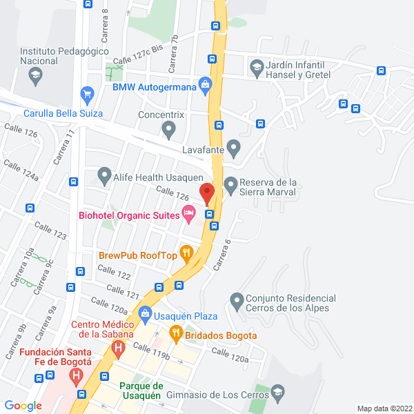 Mapa de La Inmobiliaria Sas