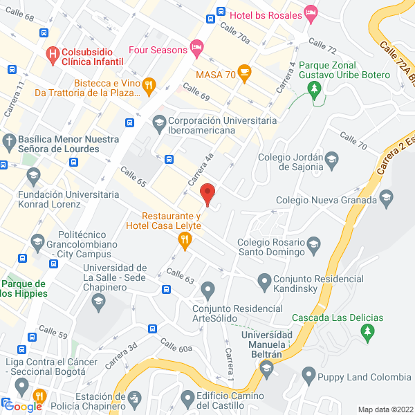 Mapa de La Fama Barbecue