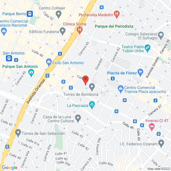 Mapa de La Fondita Delicias Tipicas