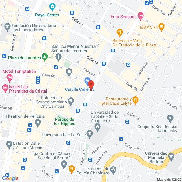 Mapa de La Friterie
