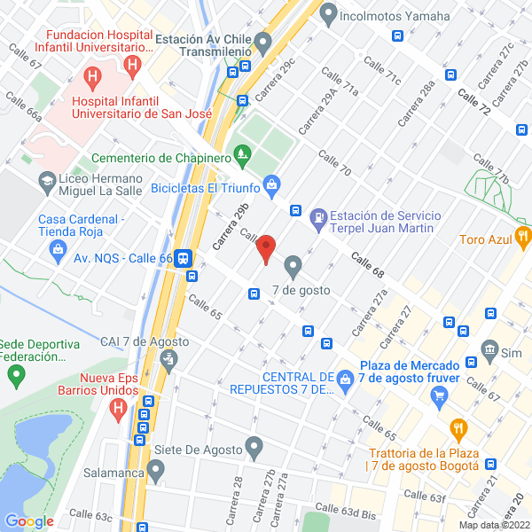 Mapa de Multibocel Ltda