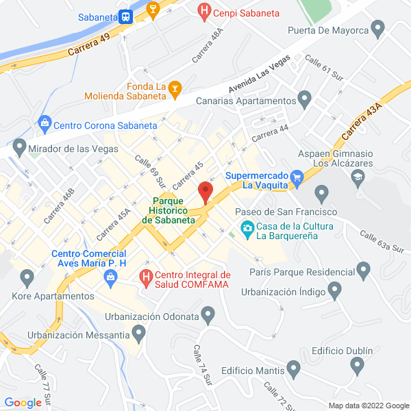 Mapa de Multiservicios Bombay