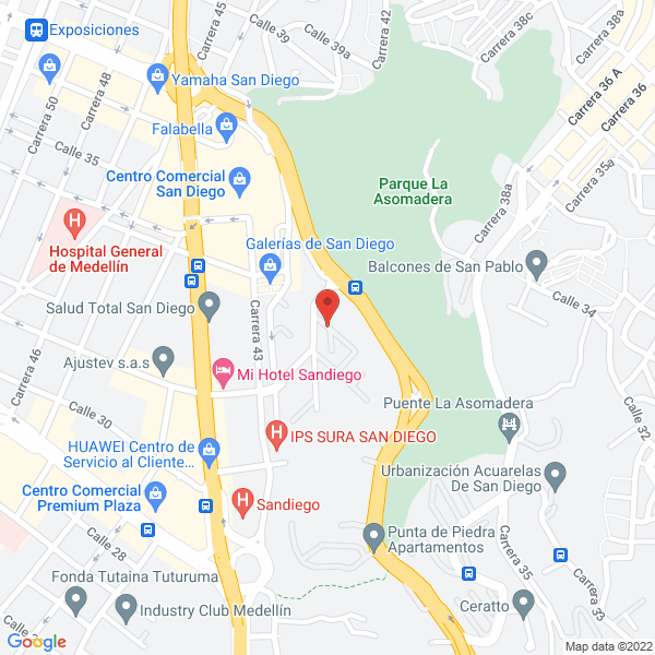 Mapa de Multivasos Ltda.