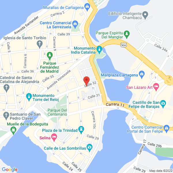 Map of Mundo Autos Cartagena