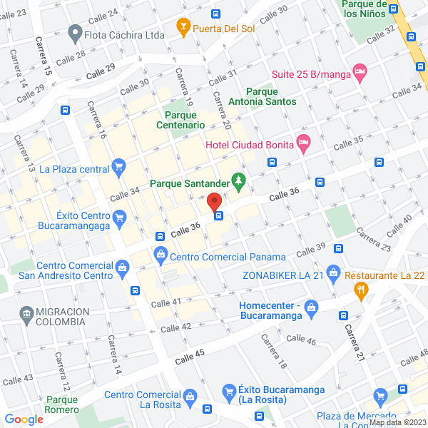 Map of Dotaciones Sixti Y Suministros