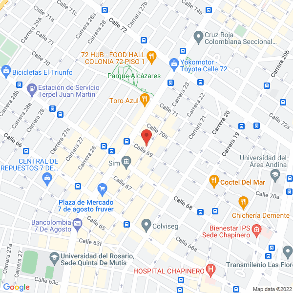 Mapa de Moto Custom Corner