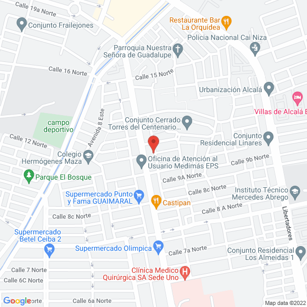 Map of Moto Industrias Racing