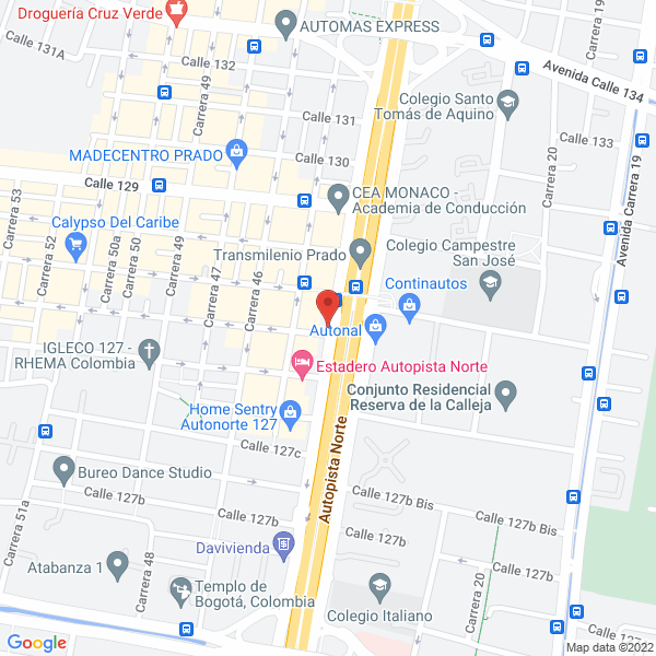 Mapa de Motor Inc