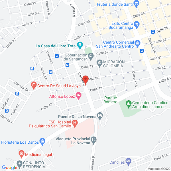 Map of Motorcenter Colombia