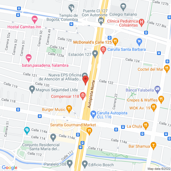 Mapa de Motorsportbikes Bogota S.A.S.