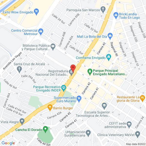 Mapa de Motos Complex