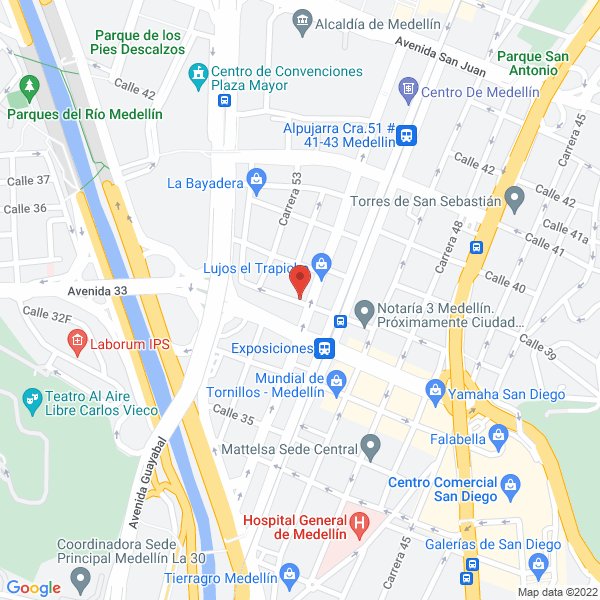 Mapa de Motos La 38