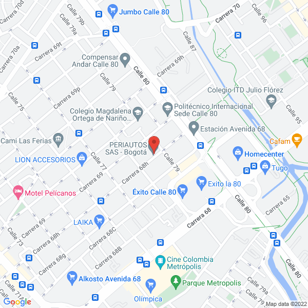 Mapa de Movilizando A Colombia