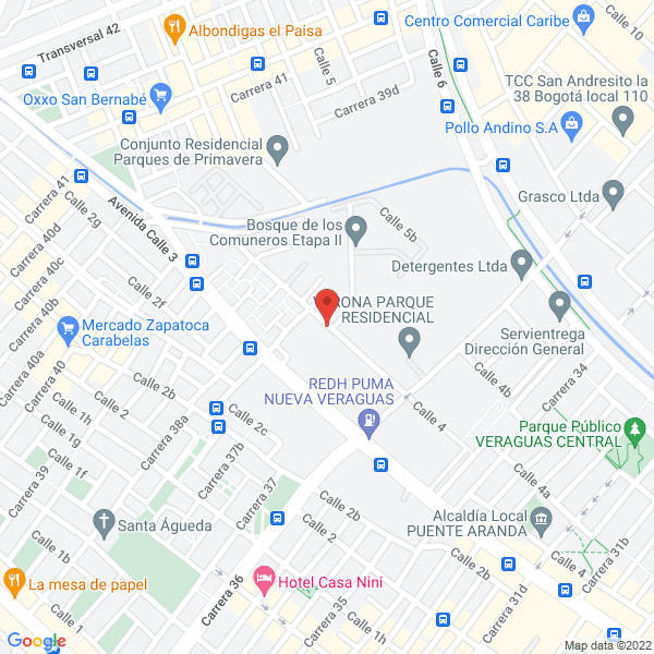 Mapa de Loaljpack Ltda.