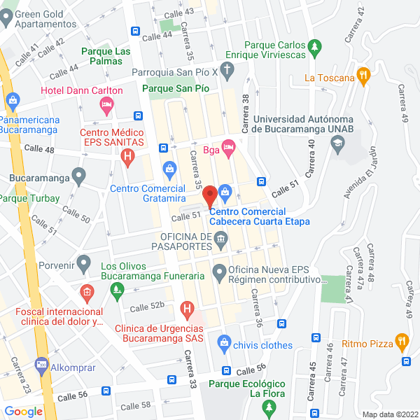 Map of Loft Inmobiliaria