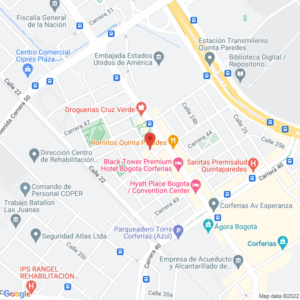 Mapa de Logiapoyo Ltda.