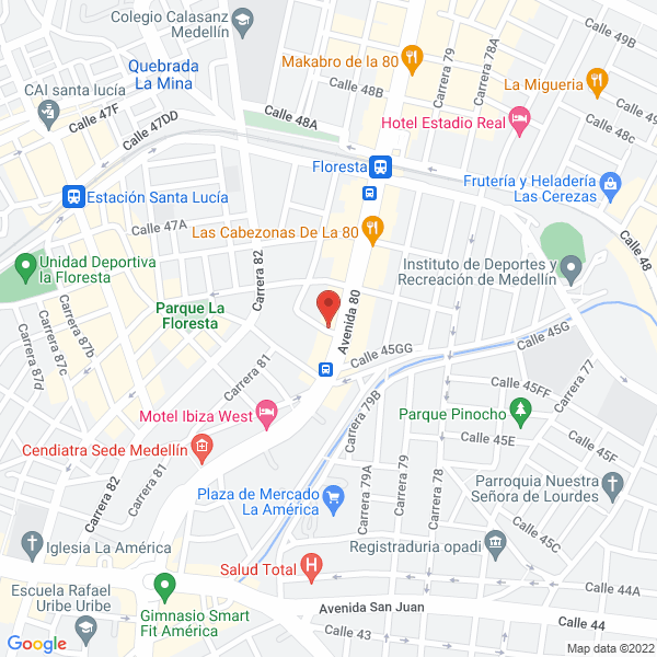 Mapa de Los Checheres De María D