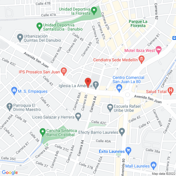 Mapa de Nápoli Pizzas
