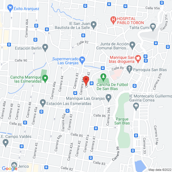 Mapa de Nativa Celebraciones