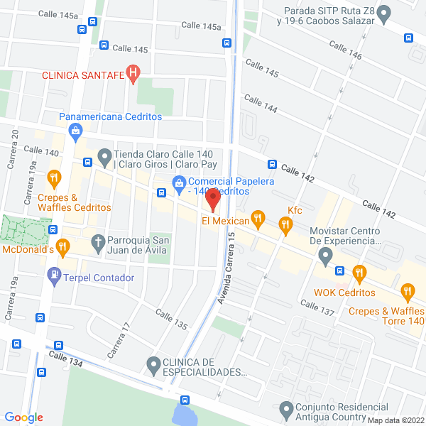 Mapa de Natural Resources Engineering S.A.S.