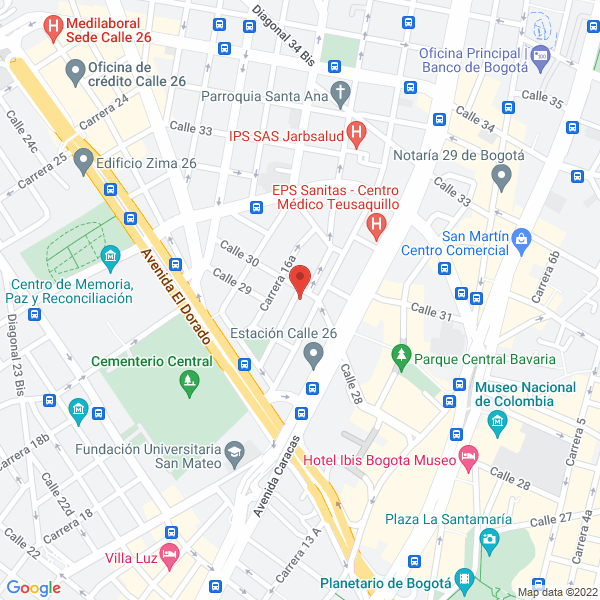 Mapa de Naturall Group S.A.S.