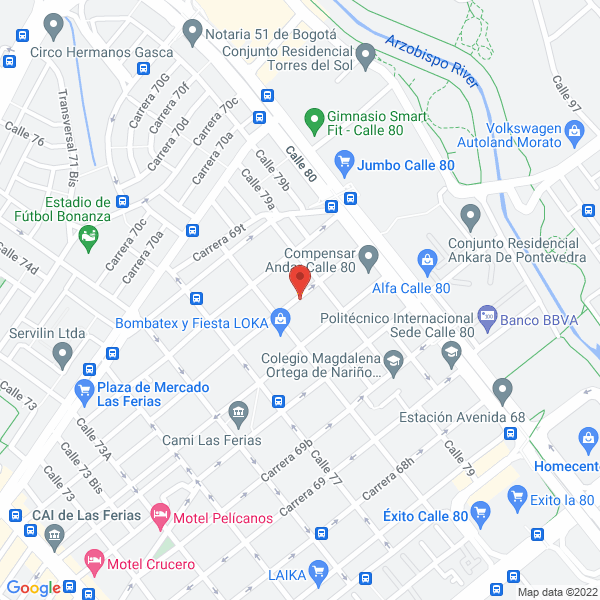 Mapa de Nexus Asociados S.A.S.