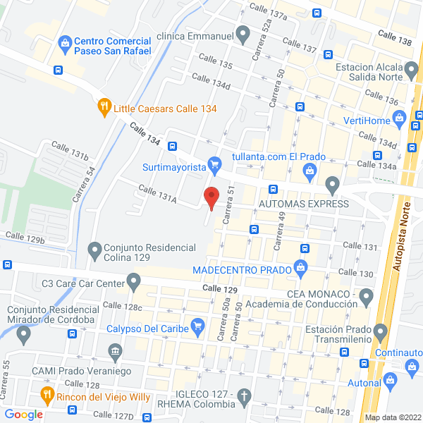 Mapa de Ms Motores