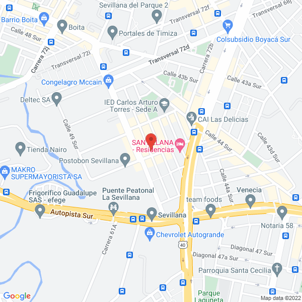 Mapa de Lujos Y Partes Para Motos Y Bicicletas