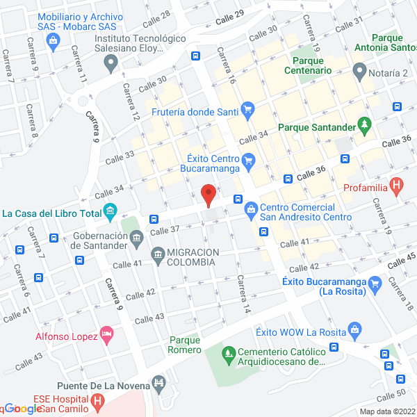 Map of Luz Mariela Vásquez Morales