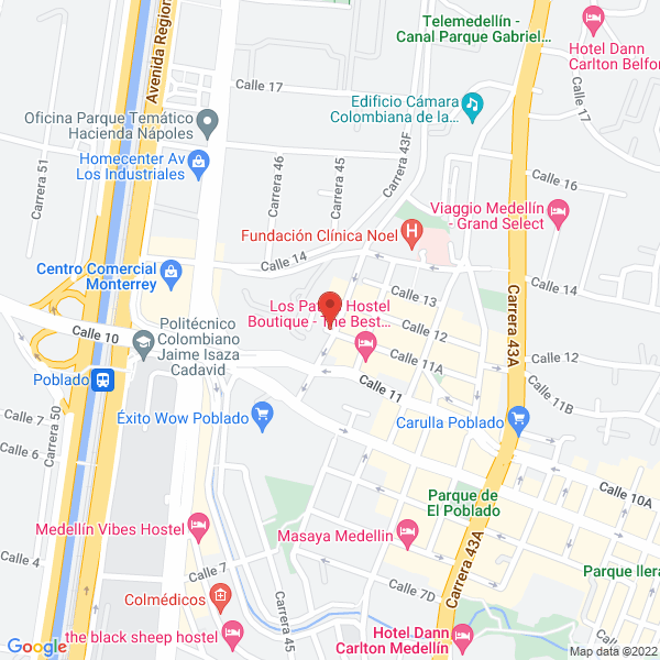 Mapa de Luz Y Belleza Peluquería