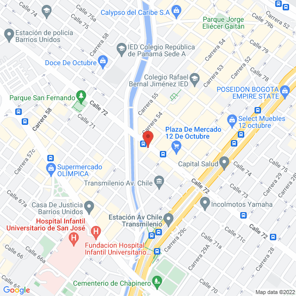 Mapa de Lycargo Logistics S.A.S.