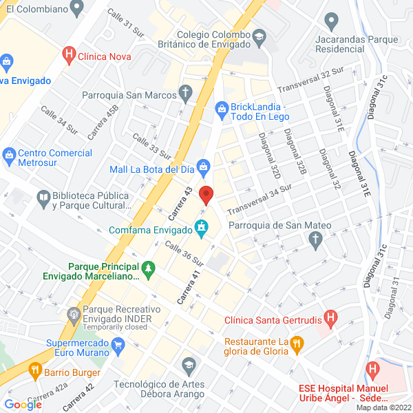 Mapa de M S R Motos