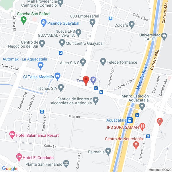 Mapa de M.B.I.International S.A.S.