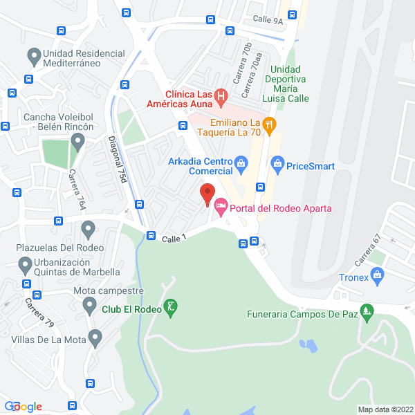 Mapa de M.G.I S.A. Representaciones Y Asesorías