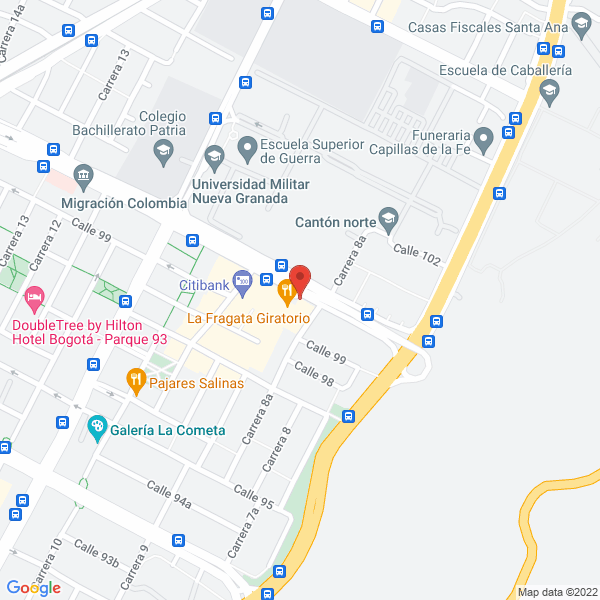 Mapa de M.S.C. Colombia S.A.