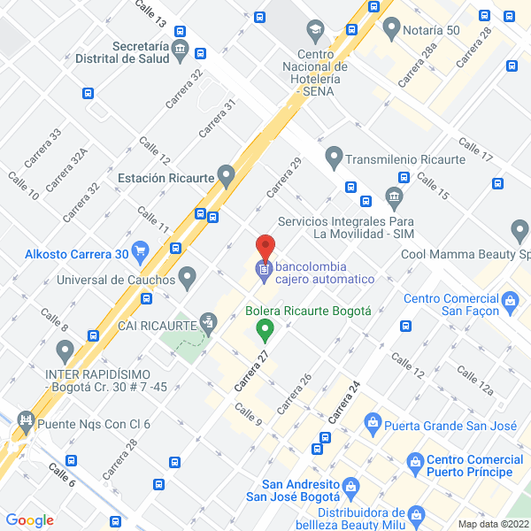 Mapa de Mac Arthur International