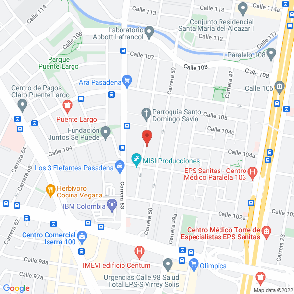 Mapa de Machine Rent Group S.A.S.