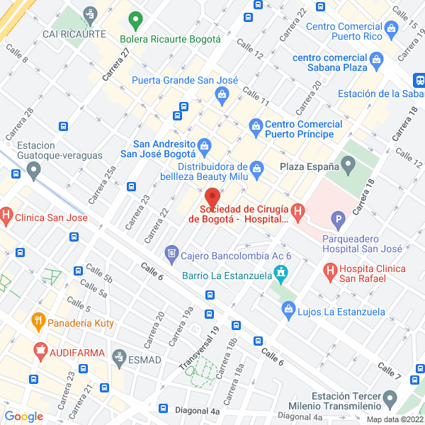 Mapa de Machiningservices S.A.S.
