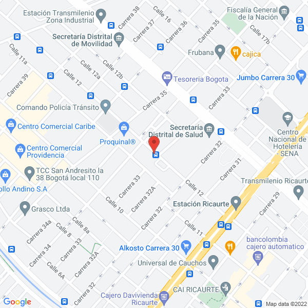 Mapa de Manguecor Ltda.