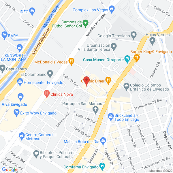 Mapa de Mangueras Bogotá