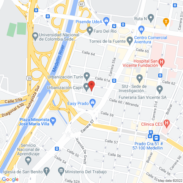 Mapa de Mantín